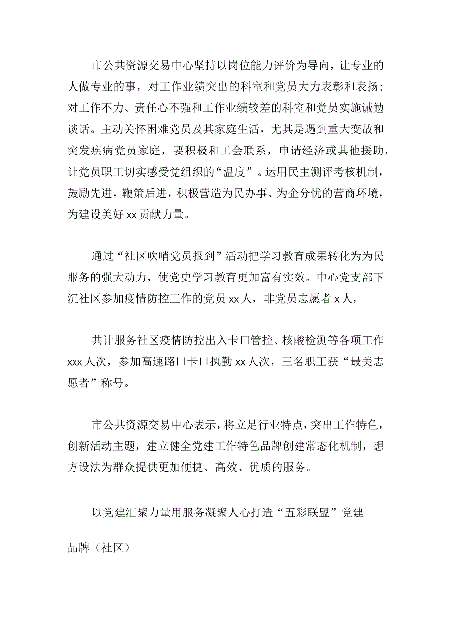 优秀支部党建品牌建设典型案例交流材料例文.docx_第3页