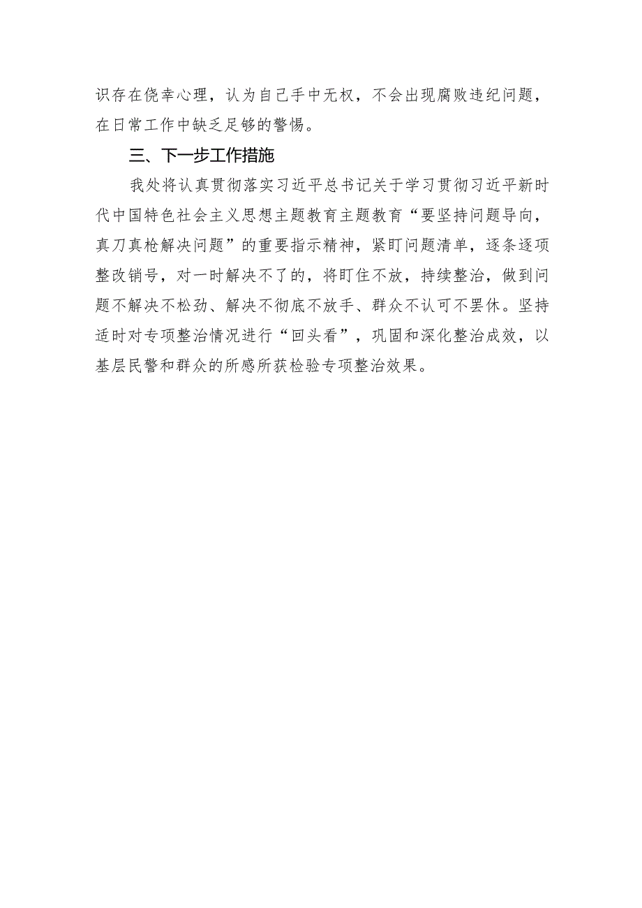 2023主题教育专项整治情况的报告.docx_第3页