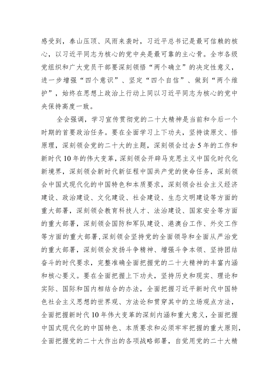 中国共产党武汉市第十四届委员会第三次全体会议决议.docx_第3页