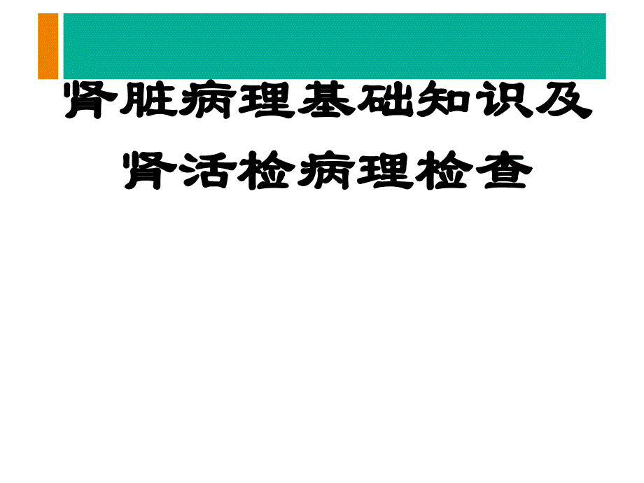 肾活检病理检查及肾脏病理基础知识.ppt.ppt_第1页