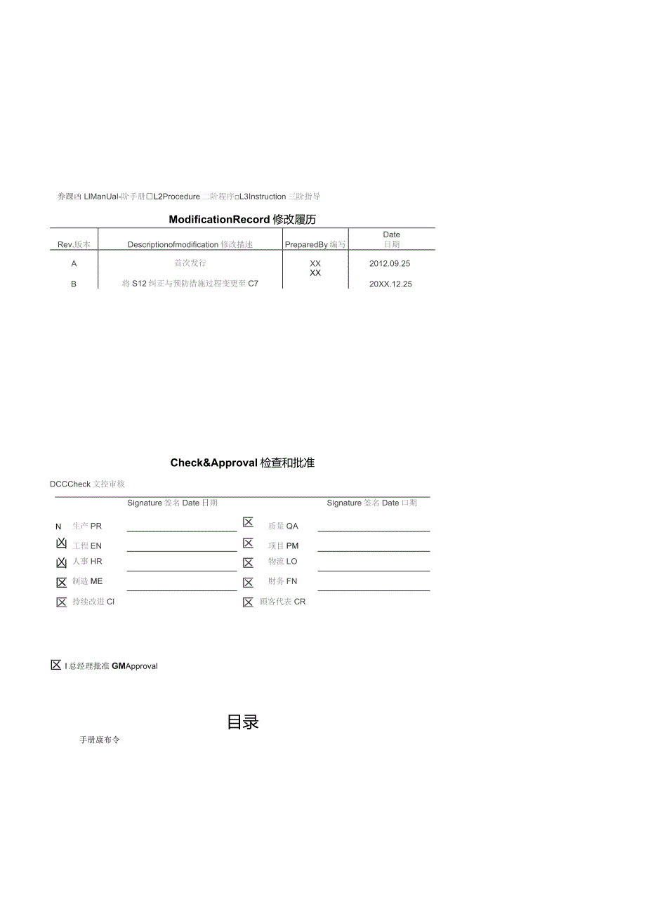 汽车金属零部件生产厂质量环境手册.docx_第1页