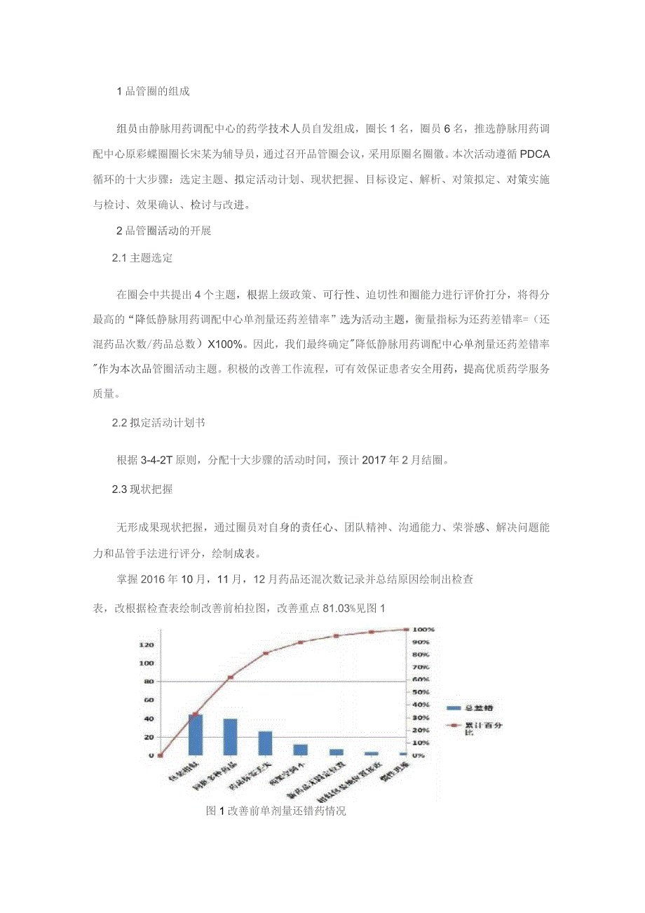 品管圈在降低PIVAS单剂量还药差错率的应用与成效静配中心质量持续改进案例.docx_第2页