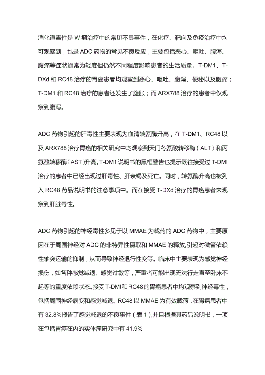 胃癌ADC药物相关不良事件的发生机制及管理策略2024.docx_第3页