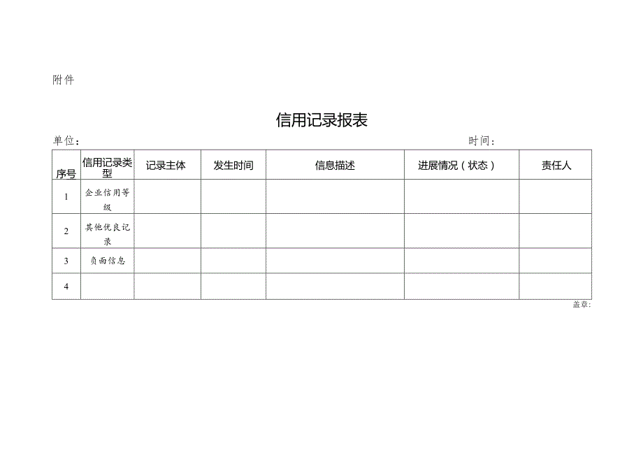 信用记录报表.docx_第1页