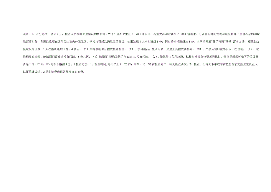班级卫生常规检查评分表.docx_第2页
