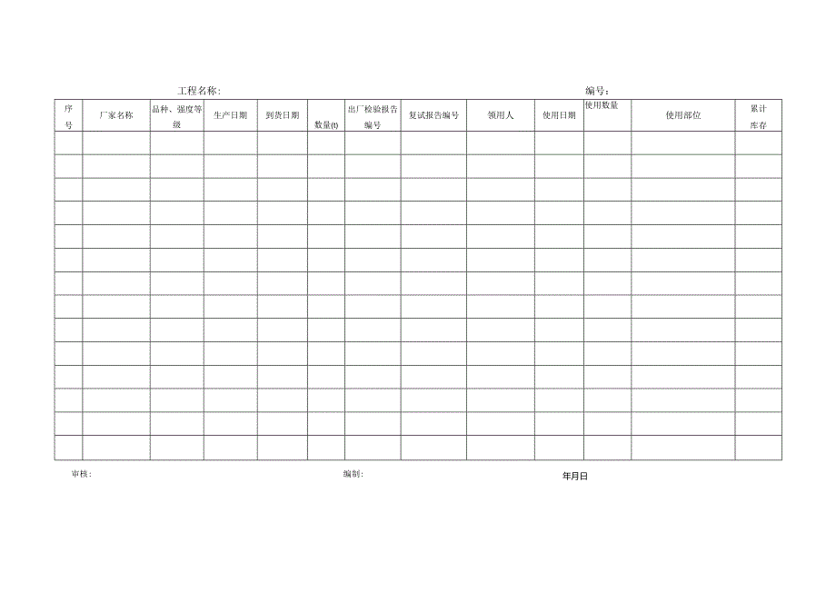 水泥跟踪管理记录.docx_第2页