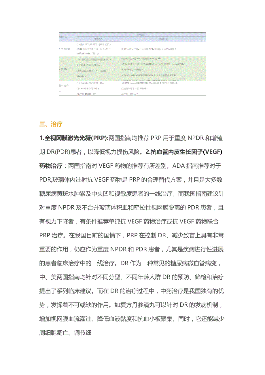 糖尿病视网膜病变管理推荐异同2023.docx_第3页