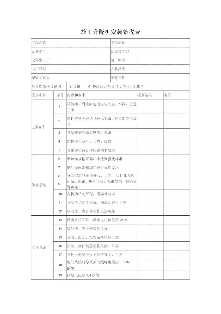 施工升降机安装验收表.docx_第1页