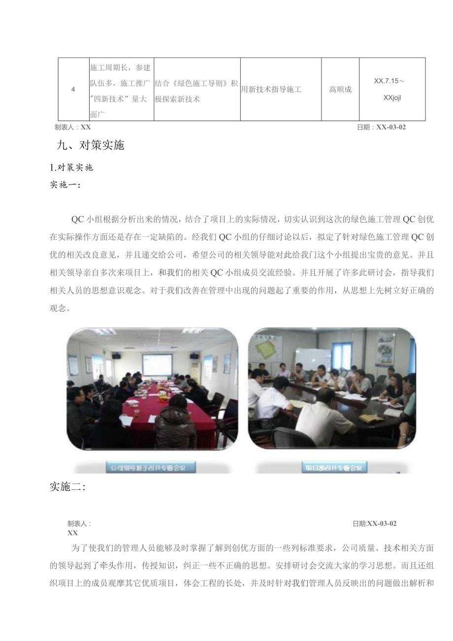 工程建设公司QC小组提高绿色施工管理水平成果汇报书.docx_第3页