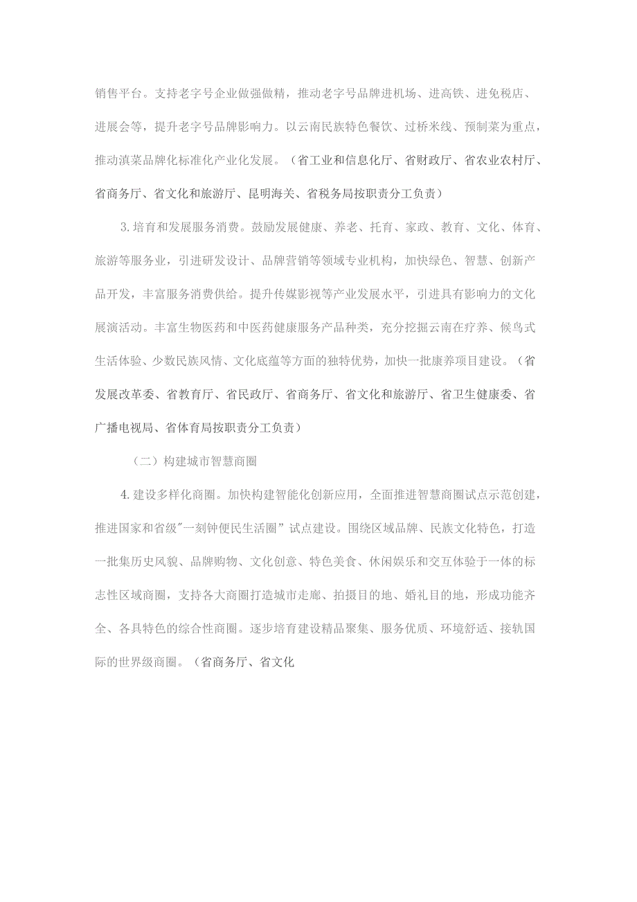 云南省培育建设消费中心城市的实施意见（2023—2025年）.docx_第3页