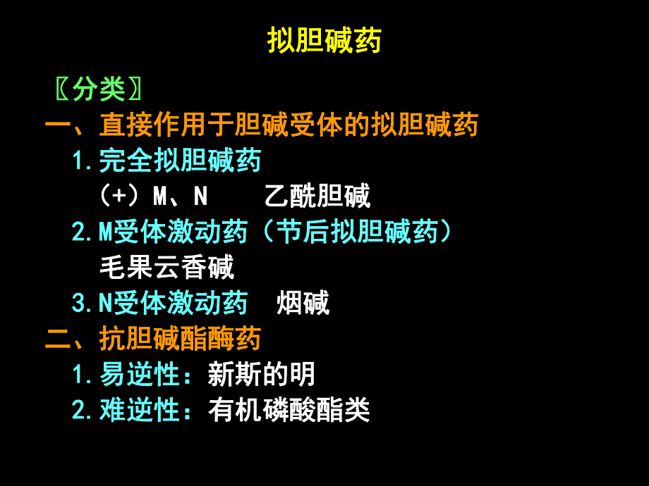 胆碱受体激动药和抗胆碱酯酶药.ppt_第2页