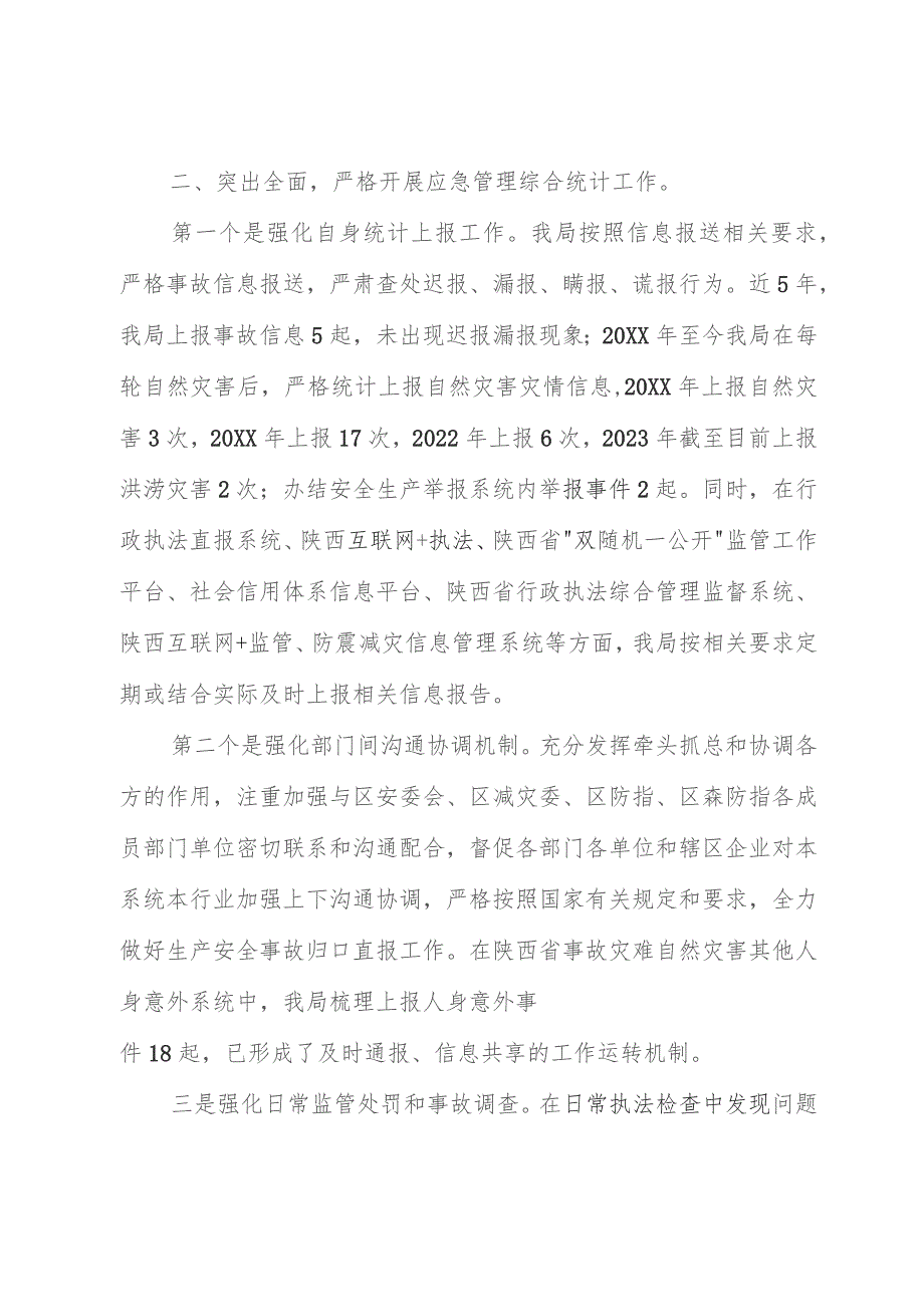 在应急管理部调研应急管理综合统计座谈会上的汇报发言.docx_第2页