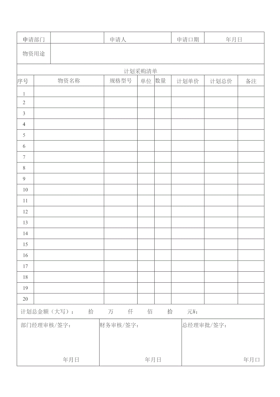 物资采购申请单.docx_第2页