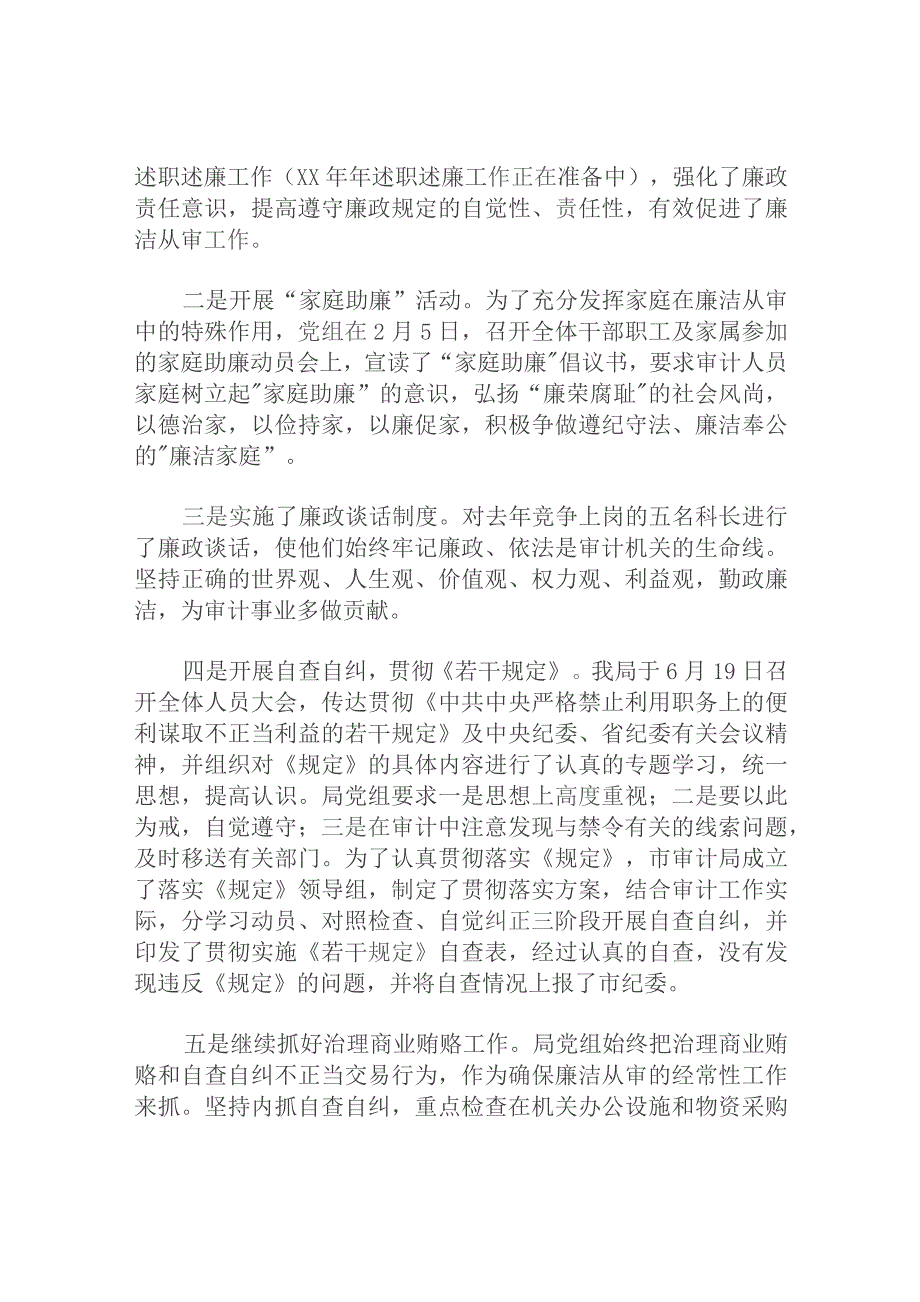 审计局反腐倡廉工作总结.docx_第2页