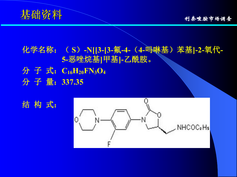 利奈唑胺市场分析(全).ppt_第1页