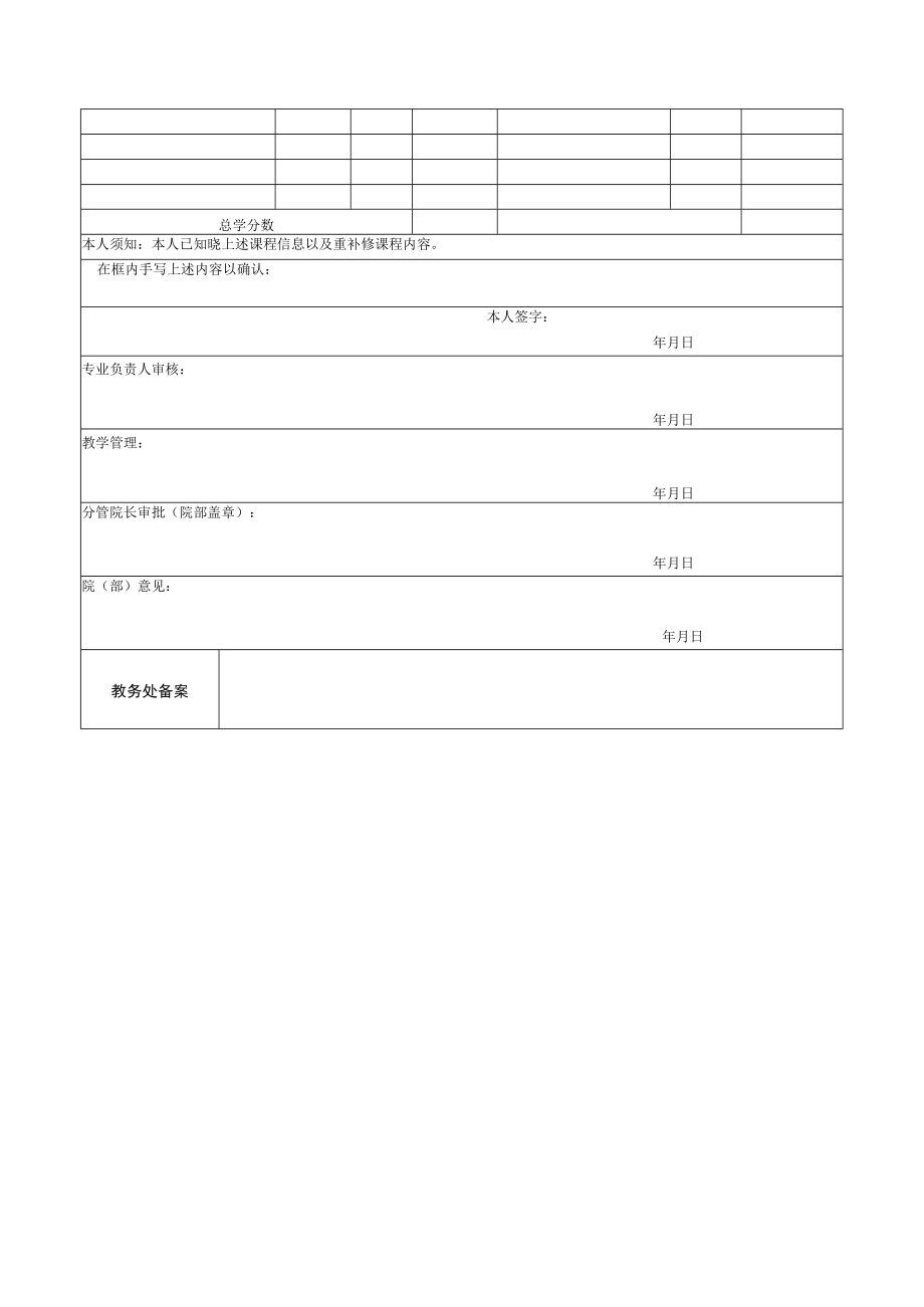 智能制造学院学籍异动课程认定表（附表）.docx_第2页