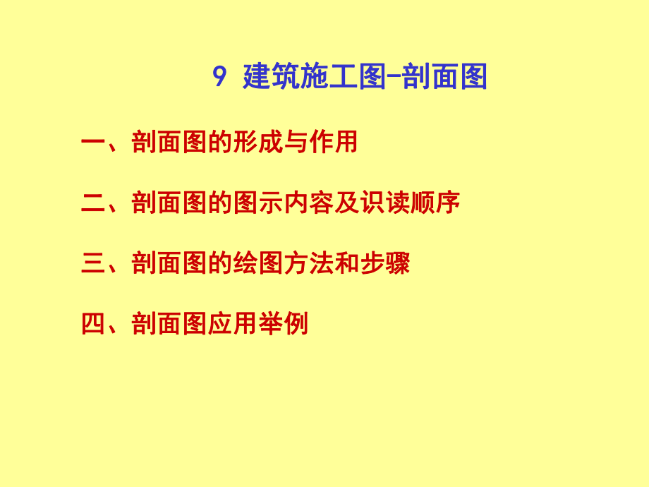 建筑施工图剖面图(很实用).ppt_第1页