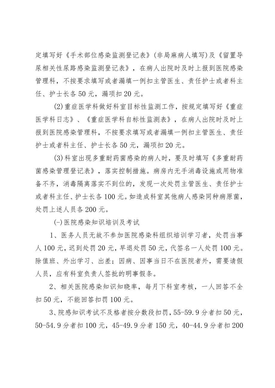 2023年医院感染监测管理奖罚制度.docx_第3页