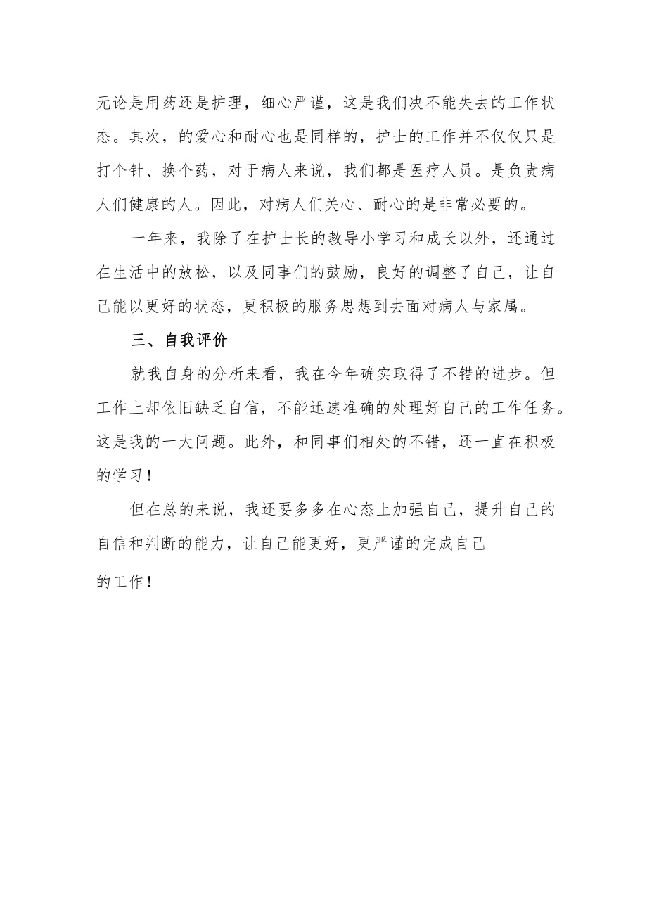 医院护士个人工作总结.docx_第2页