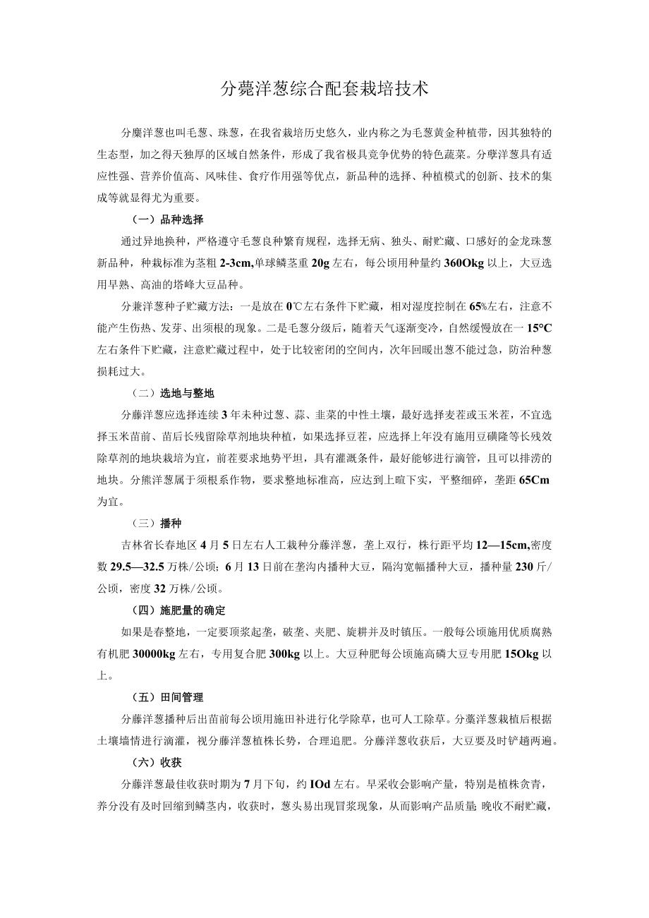 分蘖洋葱综合配套栽培技术.docx_第1页