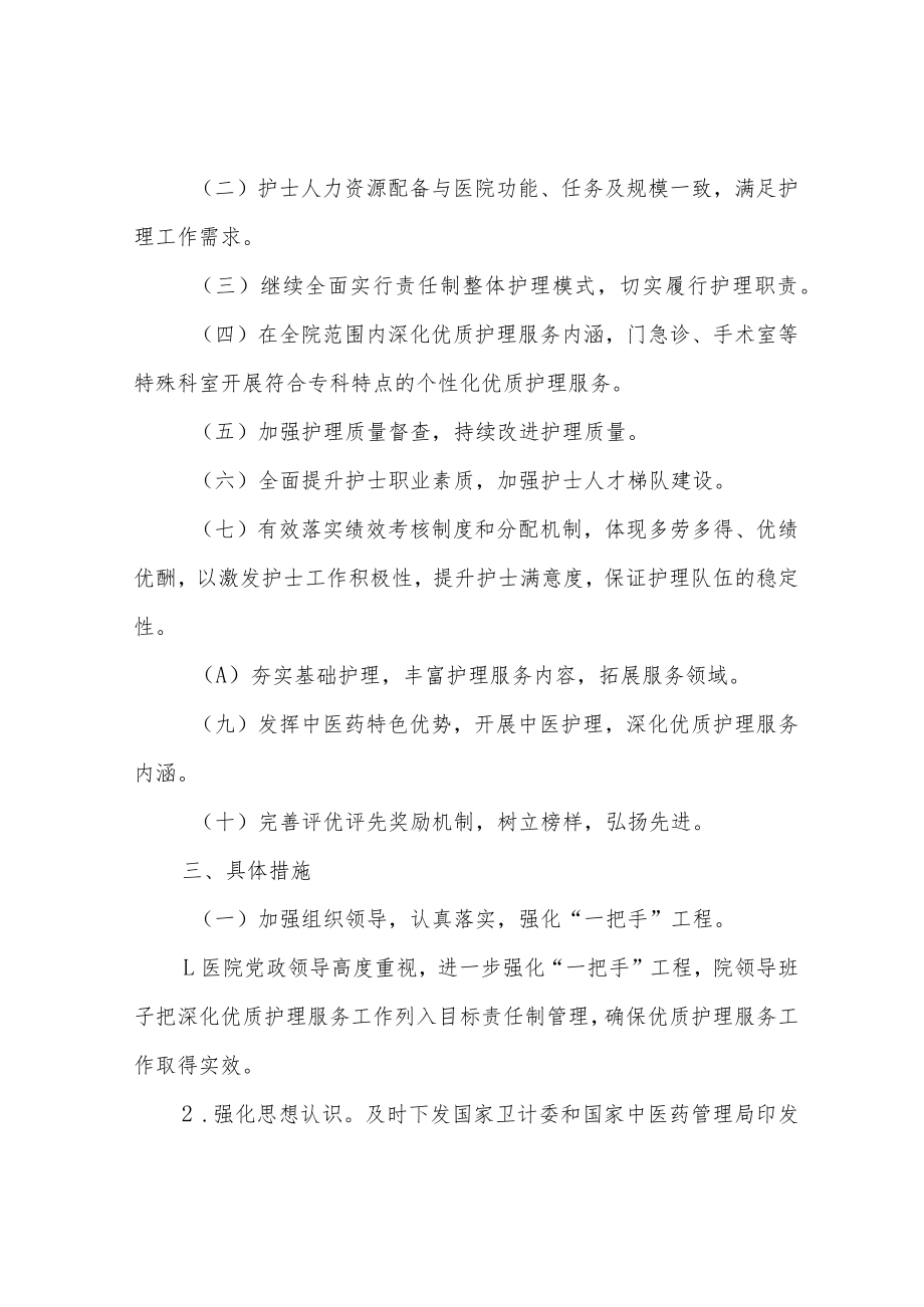 医院2020年优质护理服务实施方案.docx_第2页