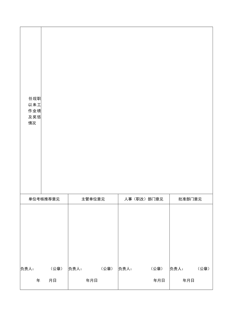 XX学院初级专业技术职务考核认定审核表.docx_第2页