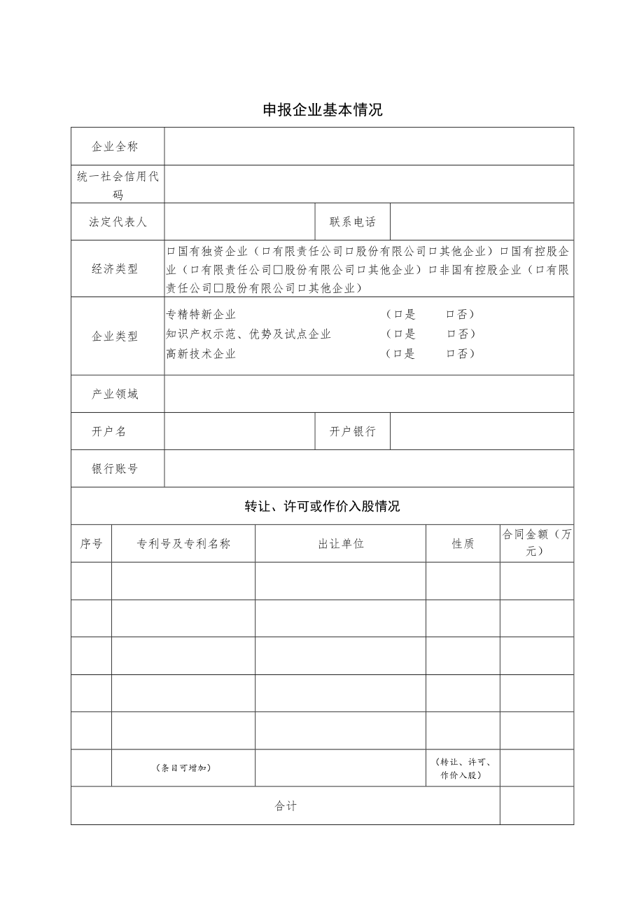 转化省内高校院所高价值发明专利补助申报书.docx_第2页