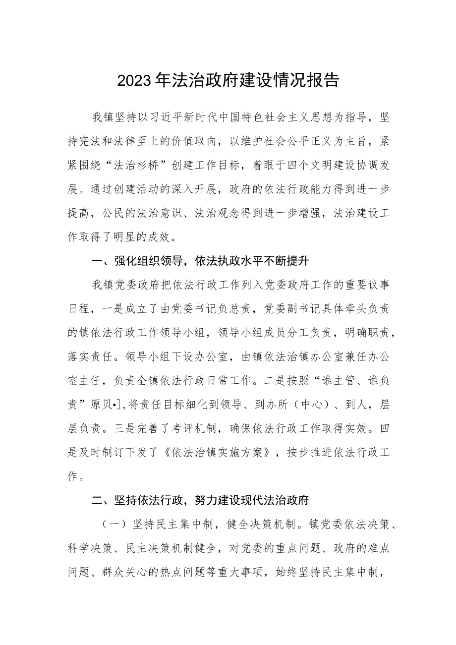 2023年法治政府建设情况报告.docx_第1页