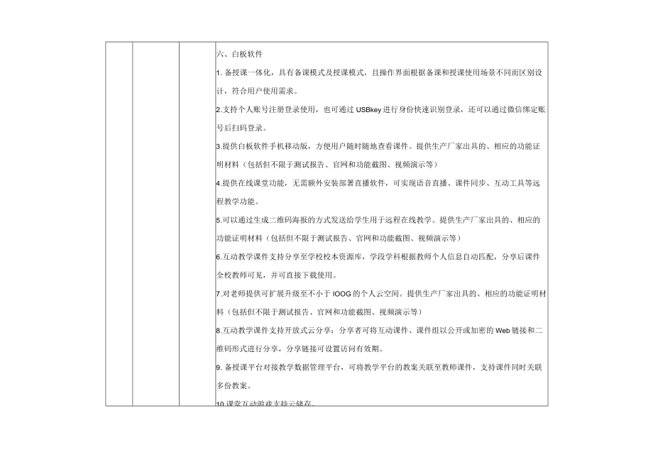 西安电子科技大学附小智慧黑板含展台 集控技术参数.docx_第3页