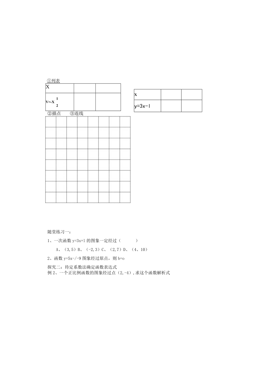 一次函数和它的图象（第2课时）.docx_第1页