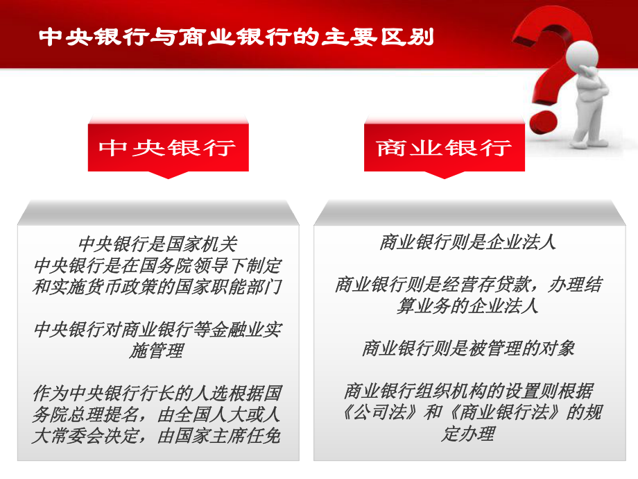 中央银行与商业银行的区别比较.ppt_第2页