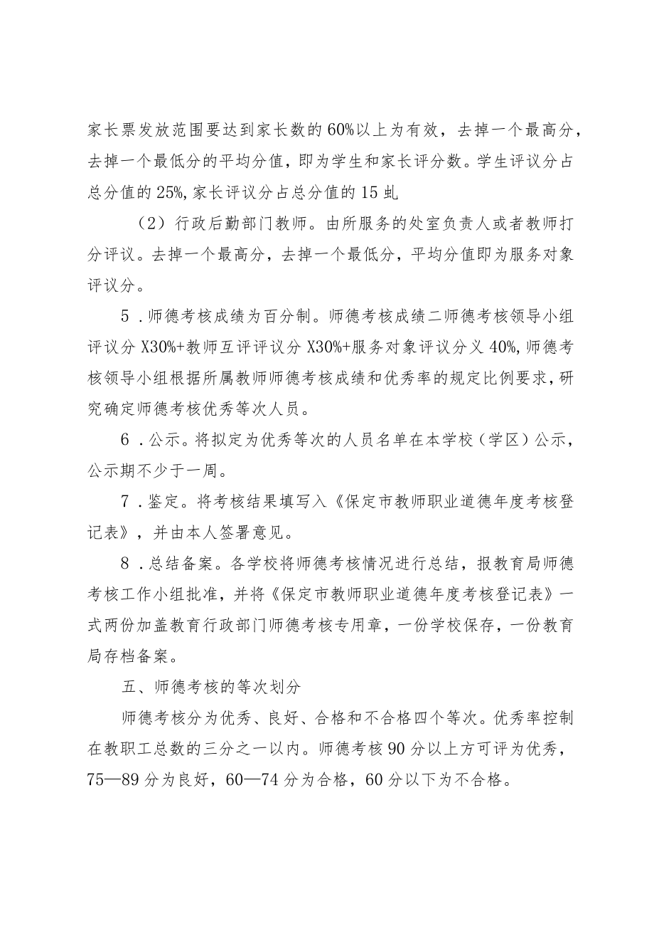 XX学校师德考核实施方案.docx_第3页