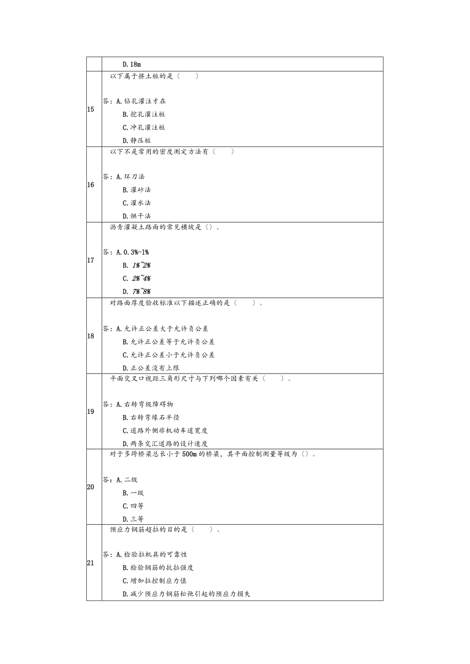 常州市建设工程专业理论和技术水平测试(附附答案解析).docx_第3页