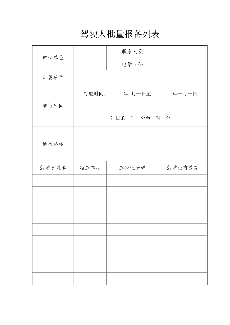 中重型货车通行限行区域备案登记表.docx_第3页