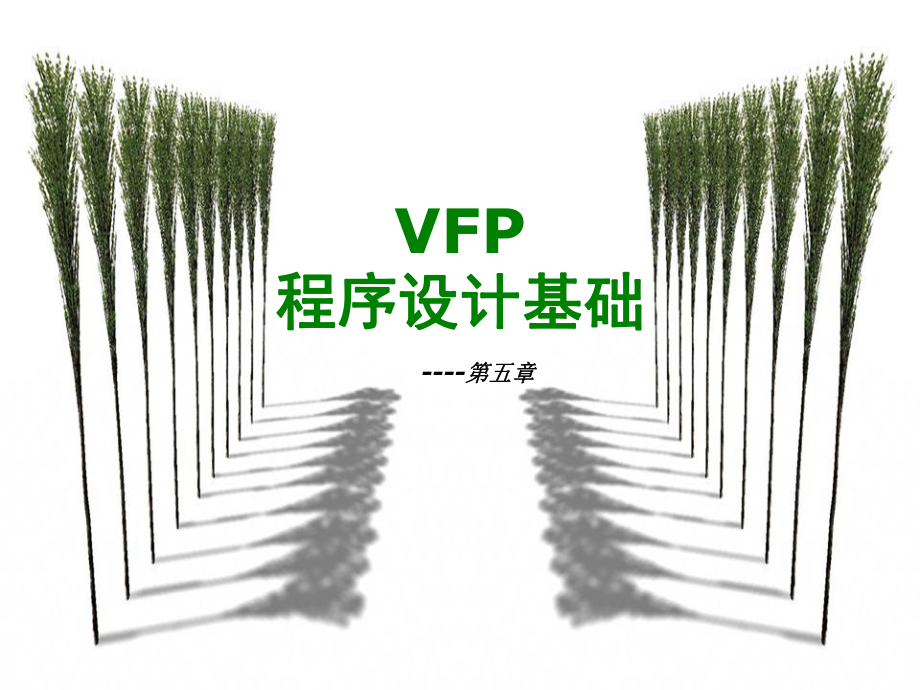 VFP结构化程序设计课件.ppt_第1页