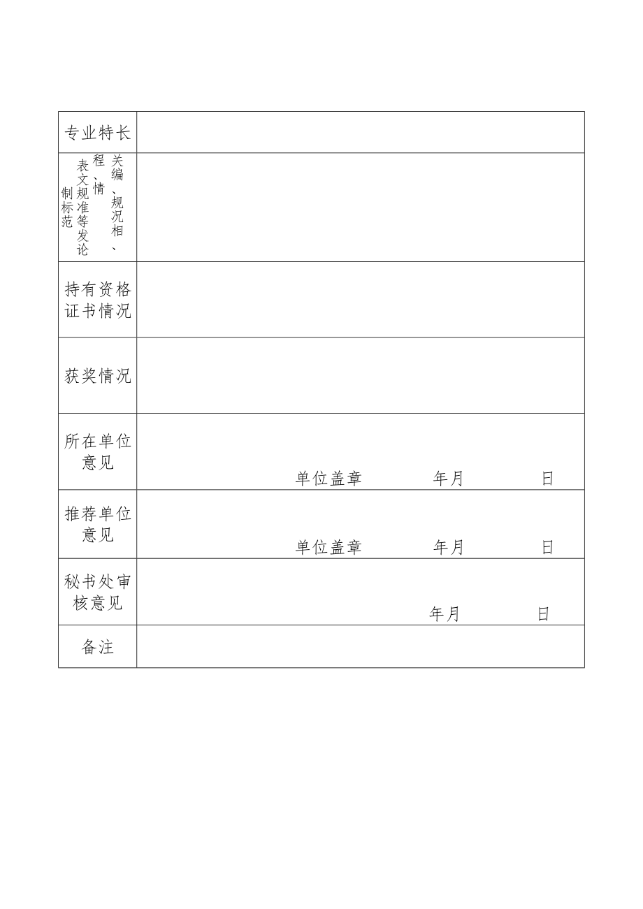 医疗器械分类技术委员会委员推荐表.docx_第2页