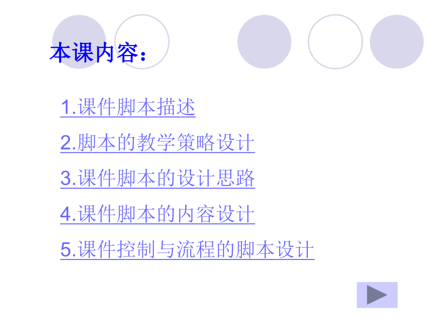 多媒体课件的脚本设计.ppt_第2页