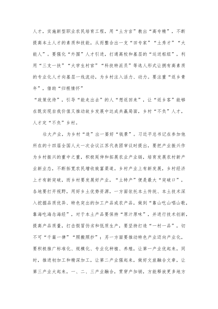 乡村振兴专题研讨发言稿.docx_第2页