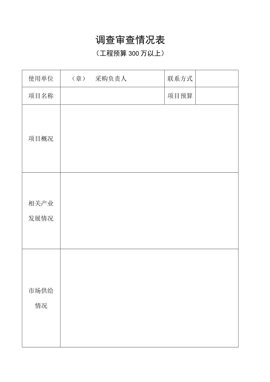 政府采购需求调查审查表（工程）.docx_第2页