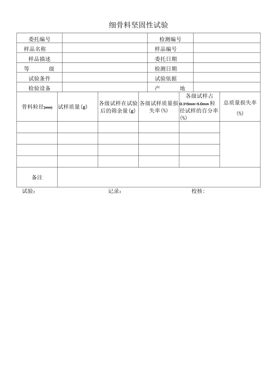 细骨料坚固性试验原始记录.docx_第1页