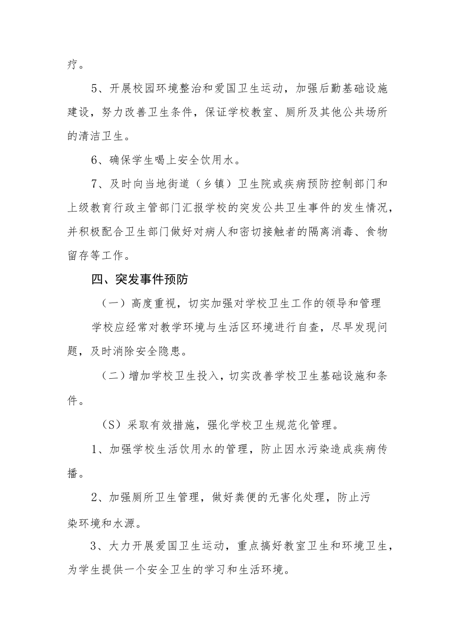 学校突发公共卫生事件应急预案.docx_第3页