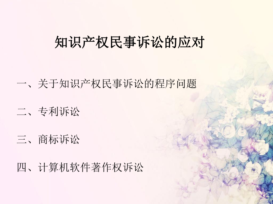 知识产权民事诉讼的应对.ppt_第2页