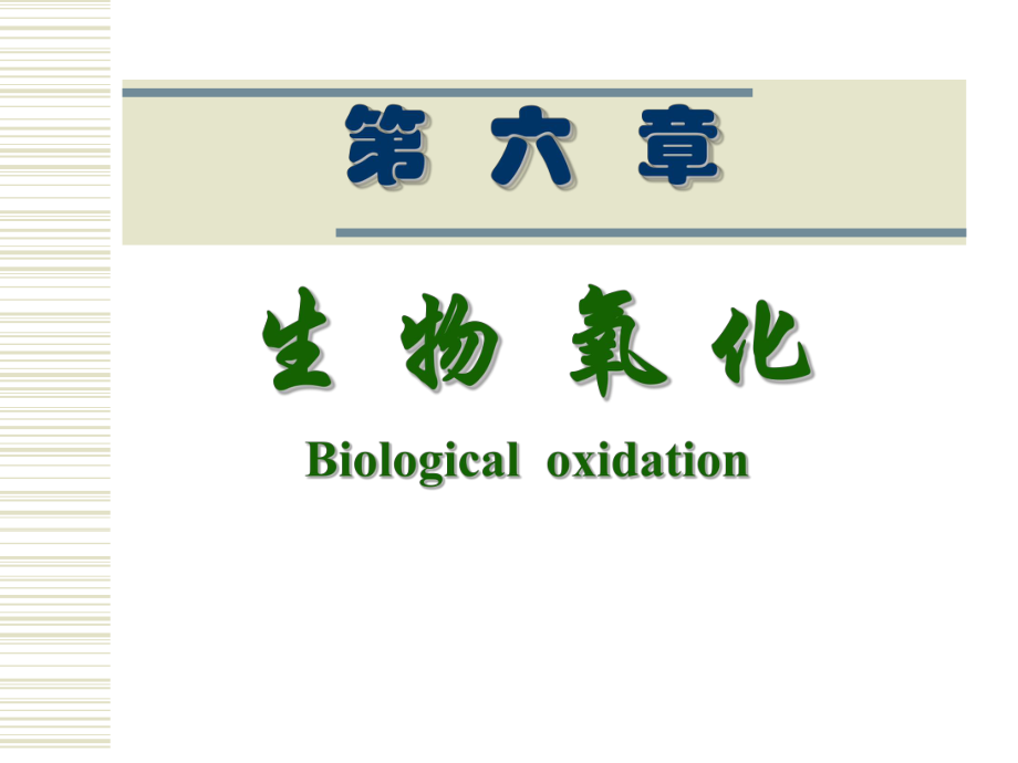 生物化学：生物氧化.ppt_第1页