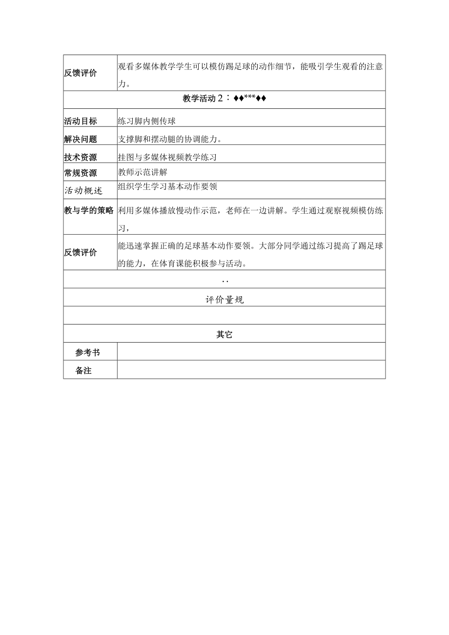 足球 脚内侧踢球 教学设计.docx_第3页