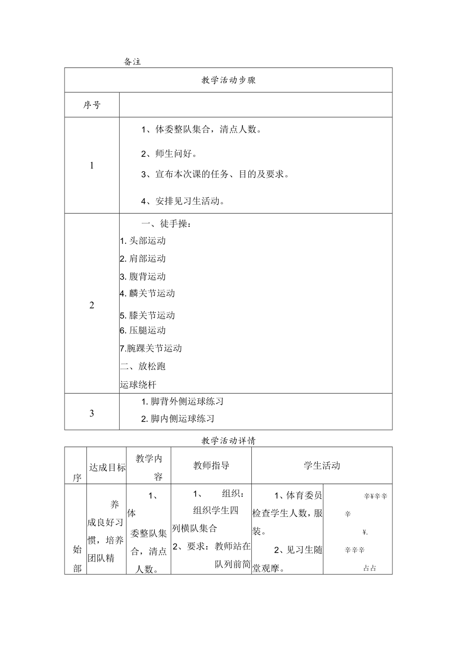 足球——运球绕杆技术 教学设计.docx_第2页