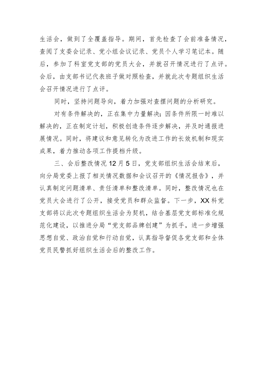 纪律作风教育专题组织生活会情况报告.docx_第3页