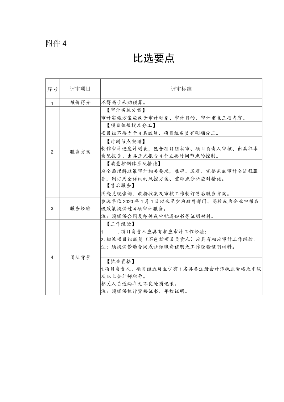 审计咨询服务 比选要点.docx_第1页