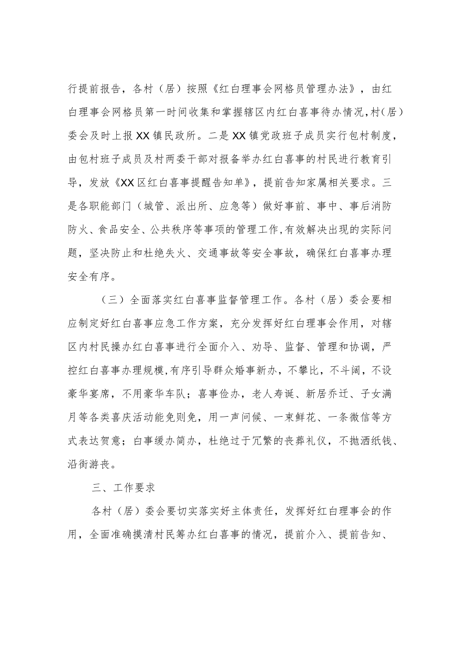 XX镇红白喜事管理工作实施方案.docx_第3页