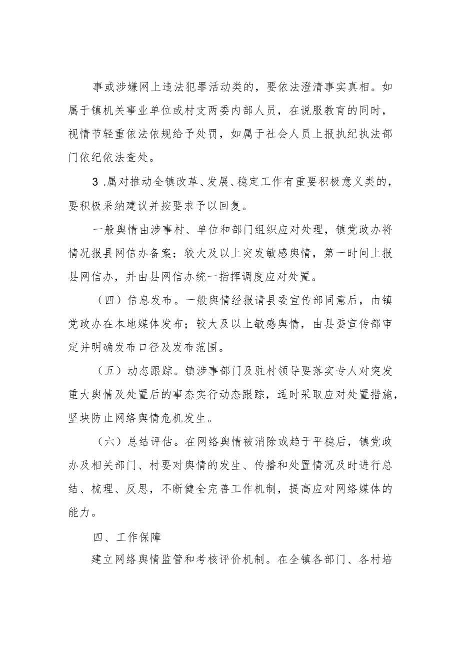 XX镇舆情应急处置方案.docx_第3页