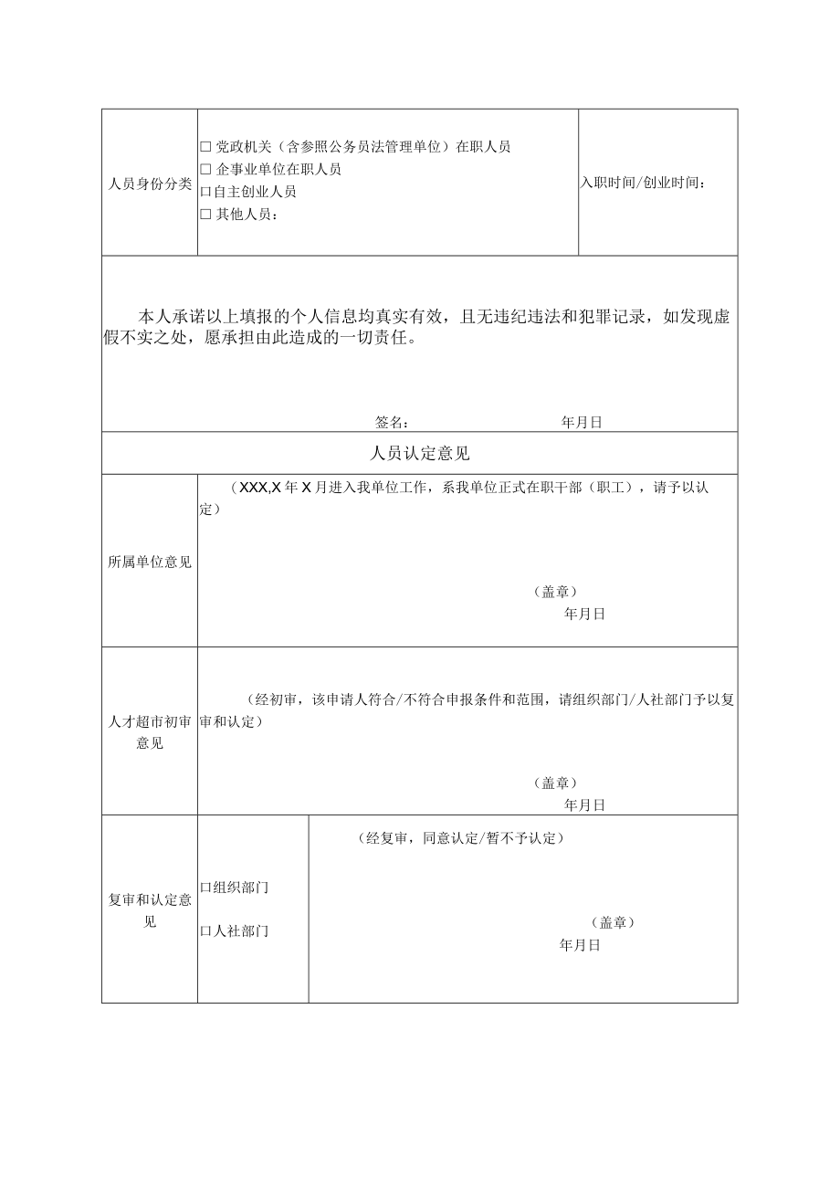 咸宁市“大学生引进计划”人员身份认定表.docx_第2页